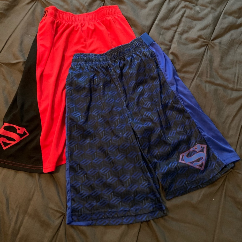 Two pairs of DC Superman shorts